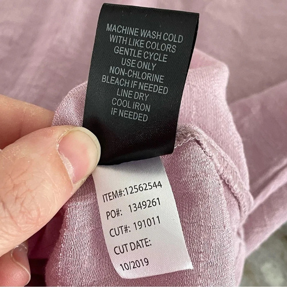 TORRID Lindsay Drop Shoulder Button-Down Shirt in Mauve Shadows - Picture 6 of 12